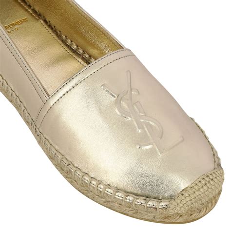 gold ysl espadrilles|ysl clearance.